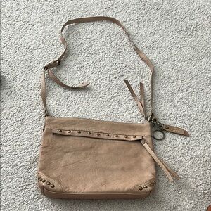 Tan Leather Crossbody Bag